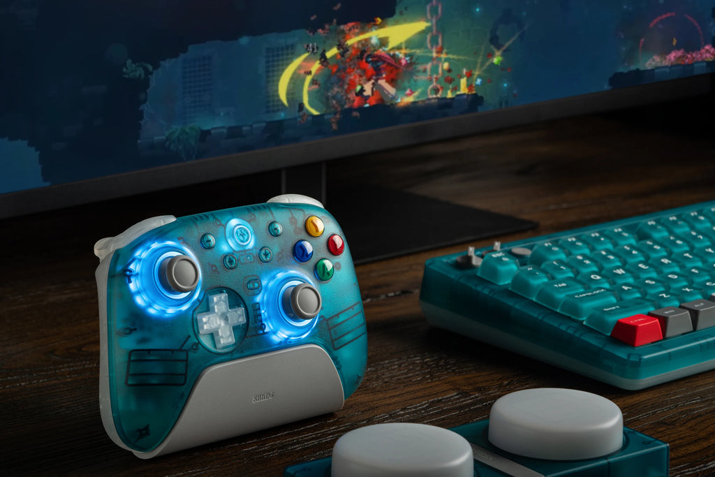 8BitDo Ultimate 2 Wireless Gaming Controller for PC Windows 10, 11 Android TMR Joystick & Switchable Triggers with Charging Dock