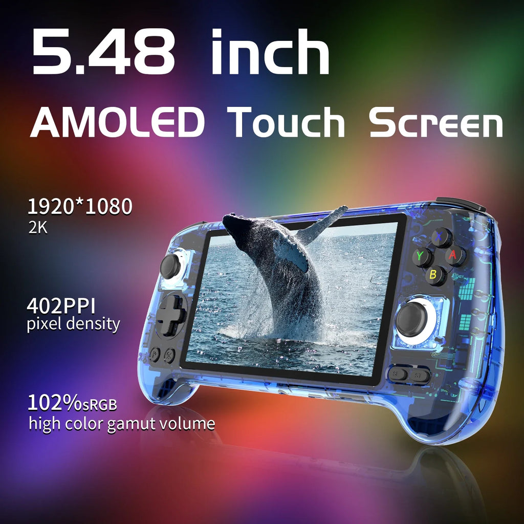 ANBERNIC RG556 Handheld Console 5.48-Inch AMOLED Android 13