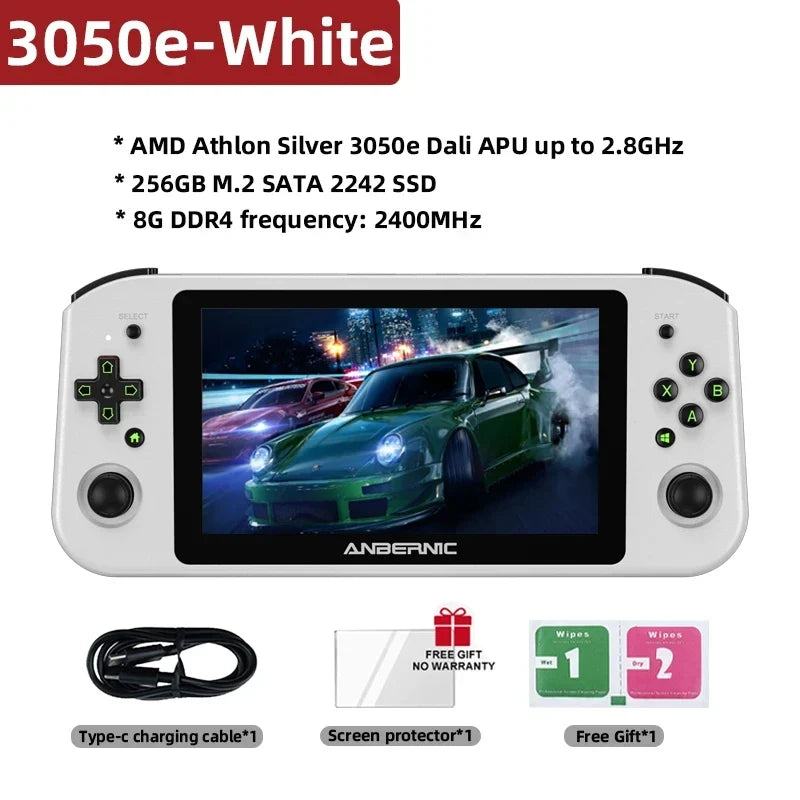 ANBERNIC Win600 5.94" Handheld Game Console Portable Gaming Laptop Computer 2 in 1 Gaming Player Support Windows 11 Steam OS