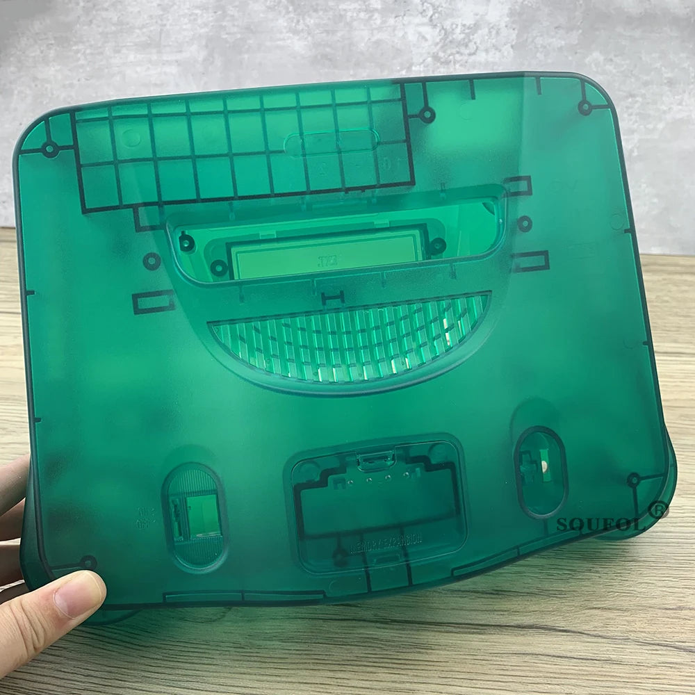 N64 Replacement Housing Shell for Nintendo 64, Transparent Case