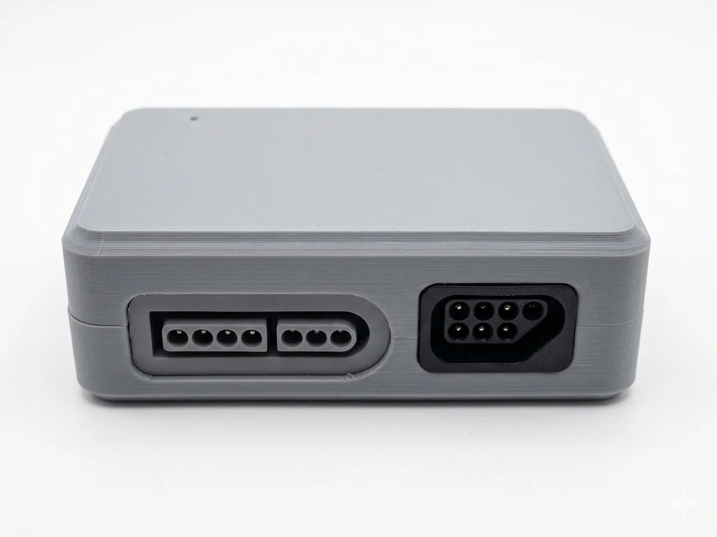 USB 4-controller SFC/NES/MD/N64 Controller To Type-C Interface Adapter 3D Printed Housing 7Pin Controller Interface Controller