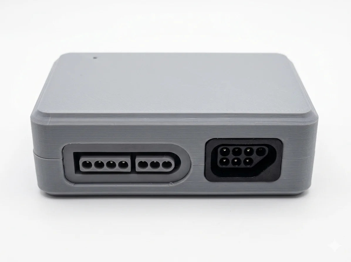 USB 4-controller SFC/NES/MD/N64 Controller To Type-C Interface Adapter 3D Printed Housing 7Pin Controller Interface Controller