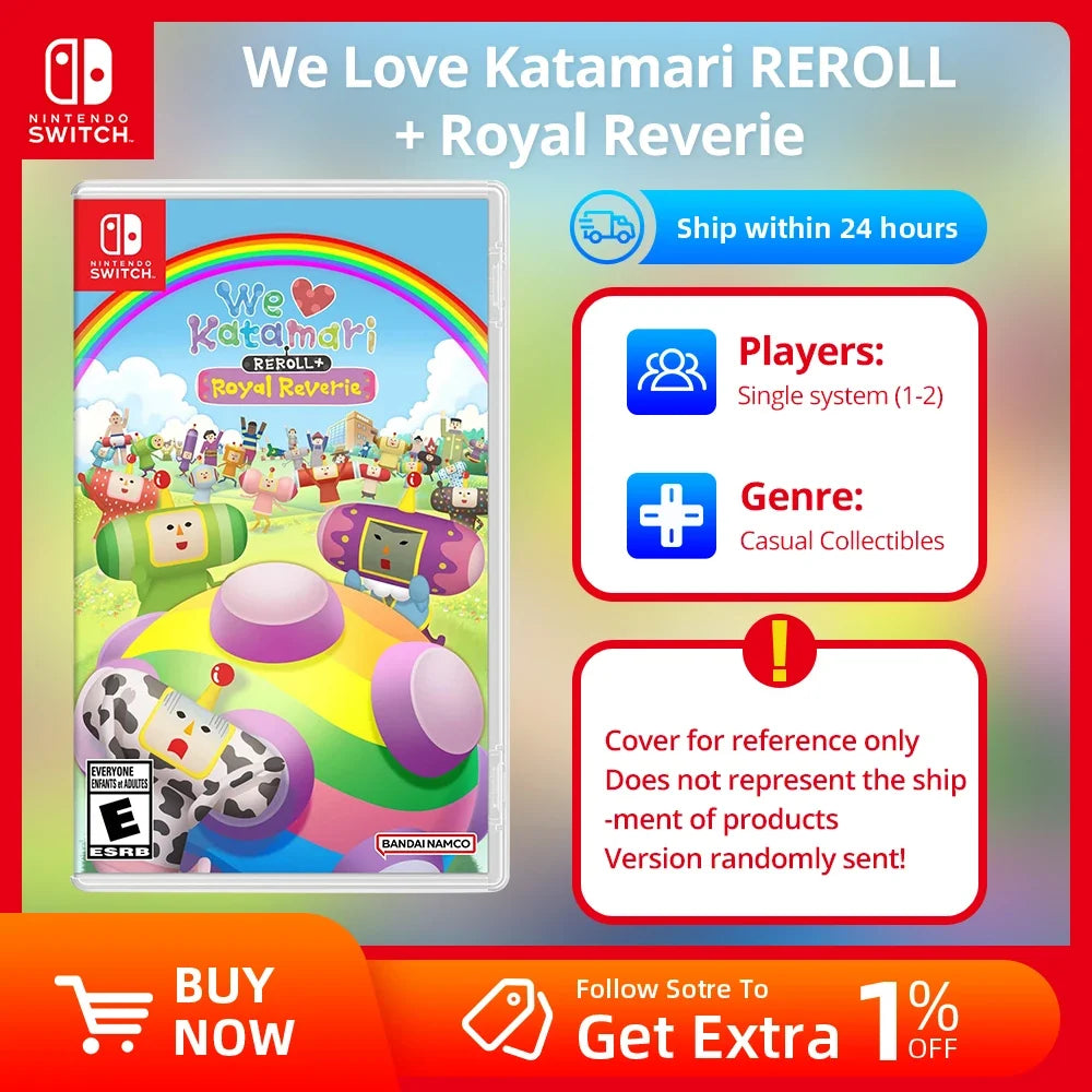 We Love Katamari Reroll + Royal Reverie, US Version for Switch