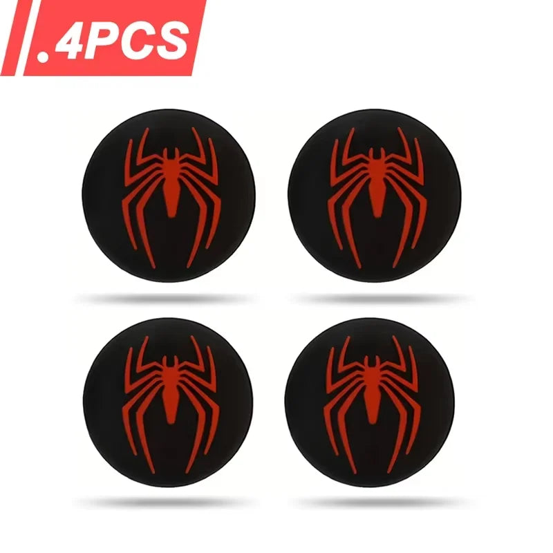 4Pcs Silicone Thumbstick Caps for PS5 PS4 PS3 Switch 2 Xbox