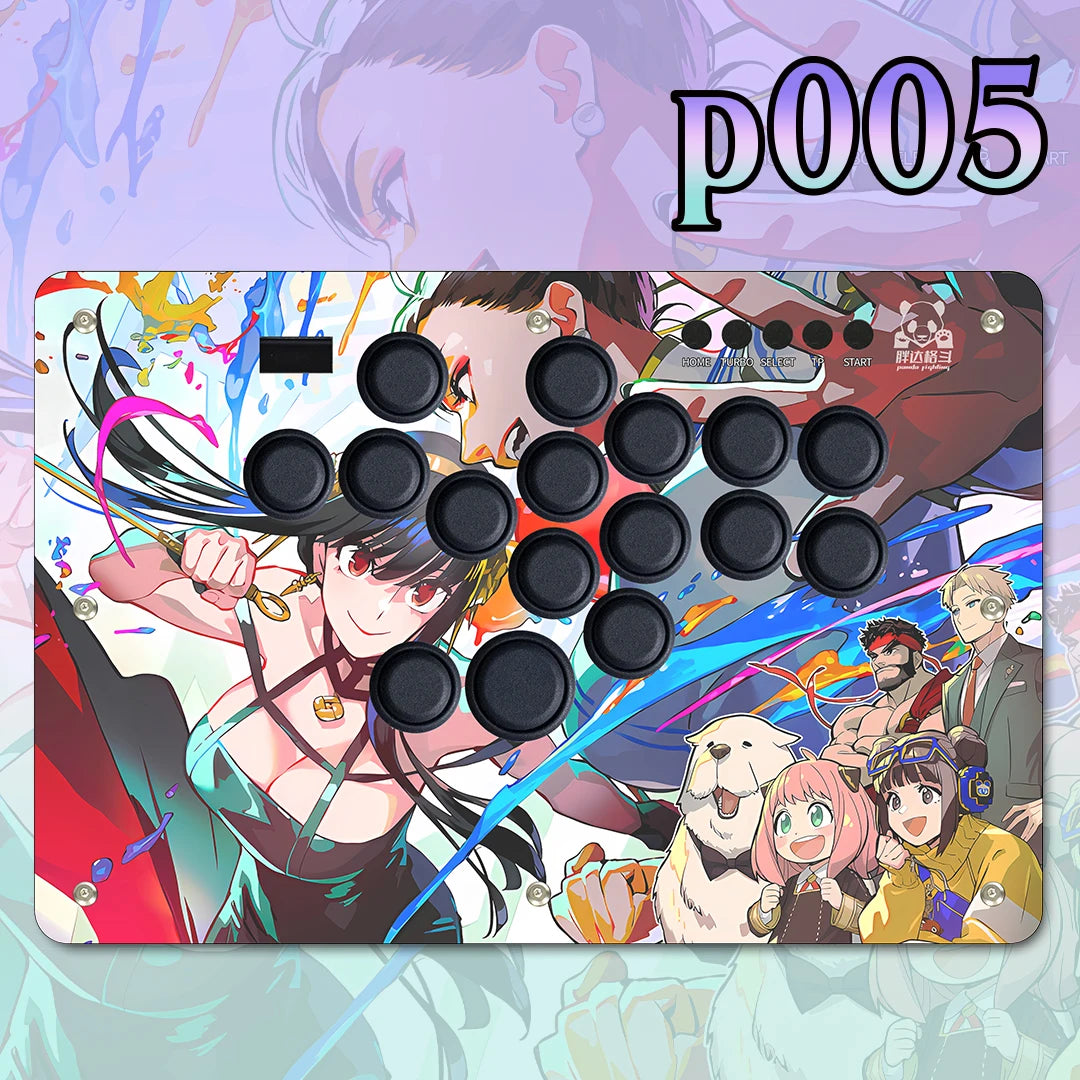 Panda Hitbox Deluxe Custom Panel Fighting Game Joystick Controller Arcade Fighting Stick For PS4/PS3/PC/Switch ゲームコントローラー