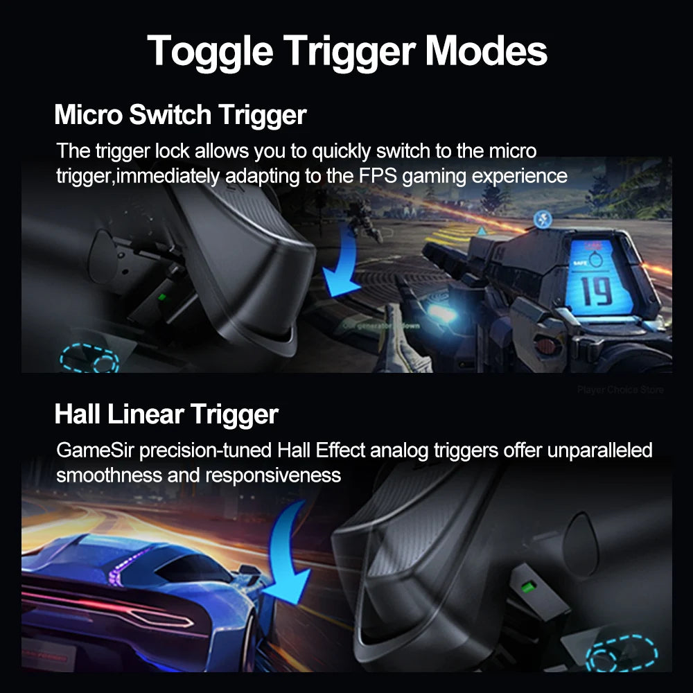 GameSir Tarantula Pro Gamepad PC for Nintendo Switch 2 Switch Android iOS Controle TMR Hall Joysticks NFC 6 axis Gyro Controller