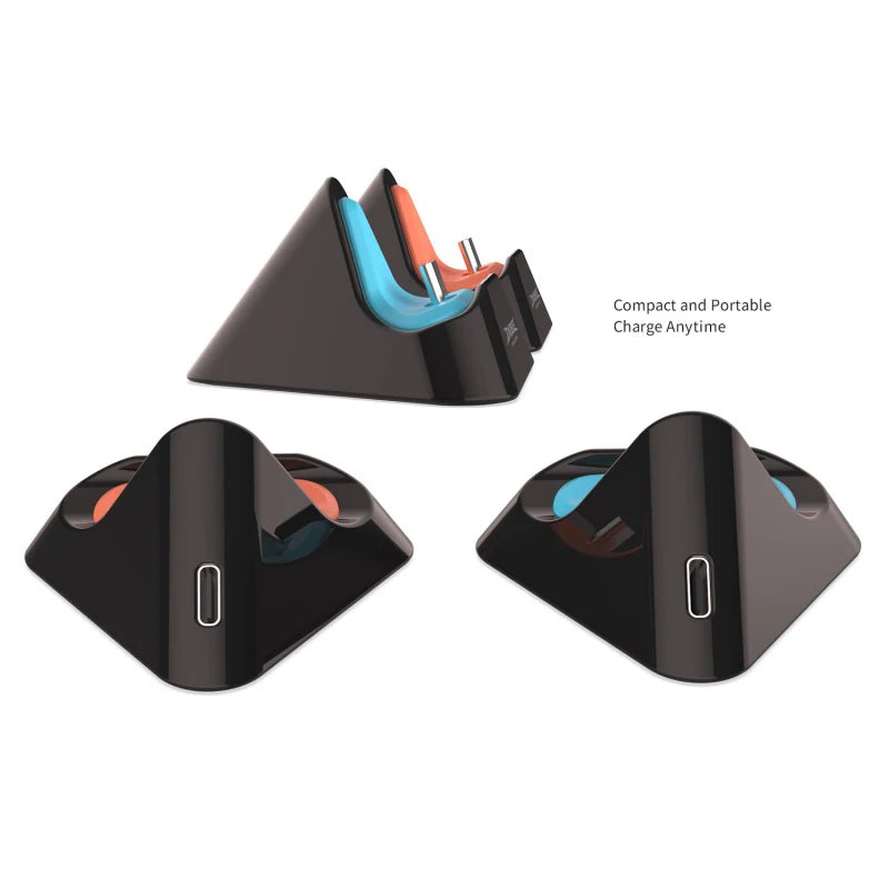 Controller Charger Dock for Switch 2/ Switch OLED/ Switch Lite Console Portable Charging Station Gaming Accessories