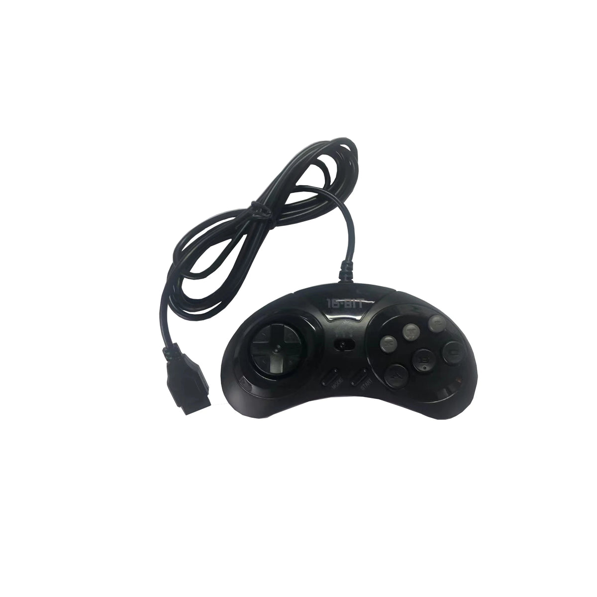 6-Button Gamepad for SEGA Genesis & Mega Drive, 16-Bit Controller