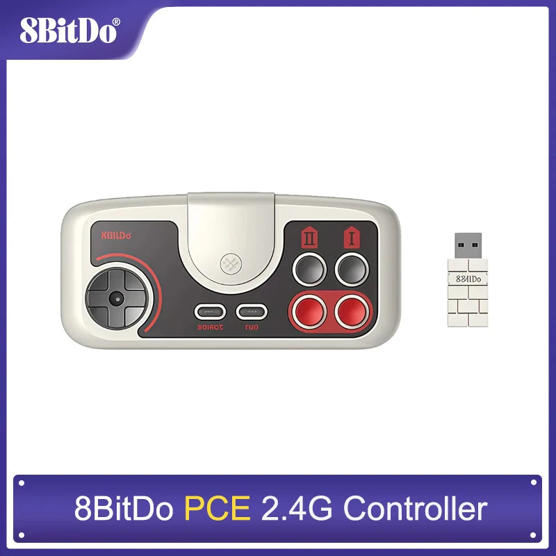 8bitdo PCE Core 2.4G Wireless Gamepad for PC Engine Mini PC Engine CoreGrafx Mini TurboGrafx-16 Mini for Nintendo Switch