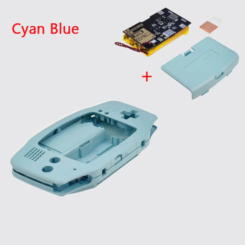 1800mAh Lithium Battery for GBA IPS V3 LCD Kits with Shell Cover