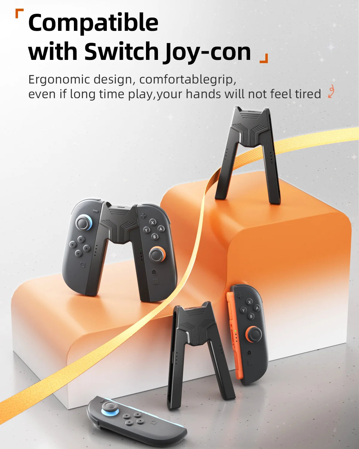 AOLION Charging Grip for Nintendo Switch 2 & Switch 1 Joycon