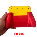 Red 3D Printed Large Grip for Nintendo 2DS Handheld