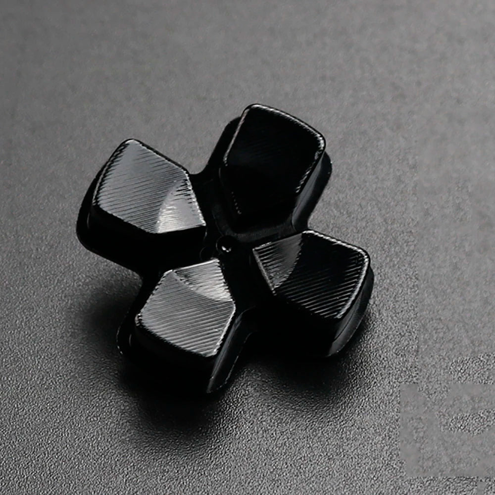 PS4 Thumb Grip Metal Thumb Grips Aluminum Replacement ABXY Bullet Buttons Thumbsticks Chrome D-pad for PS4 SLIM PRO Controller