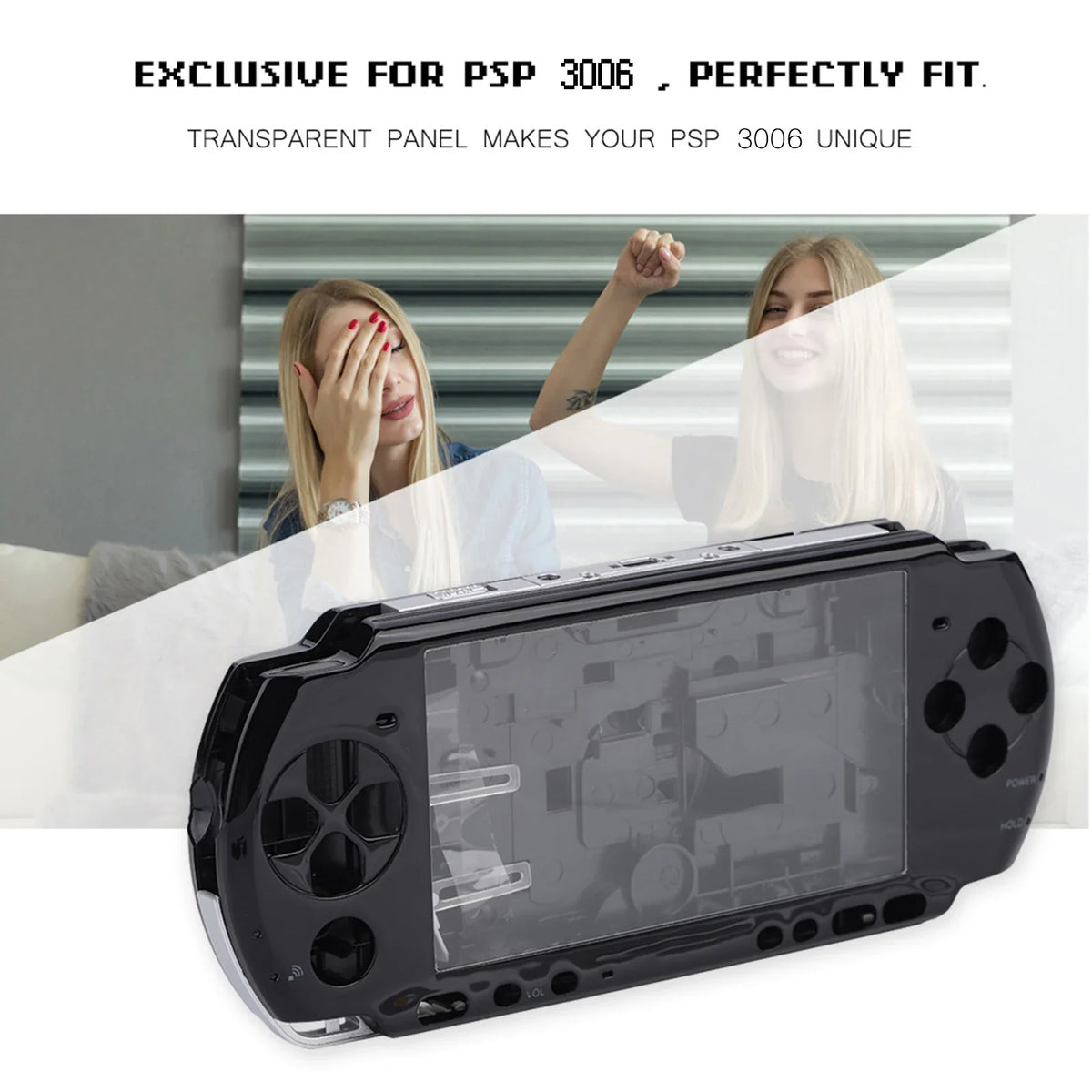 Full Housing Shell Replacement for PSP 3006, Repair Parts Case