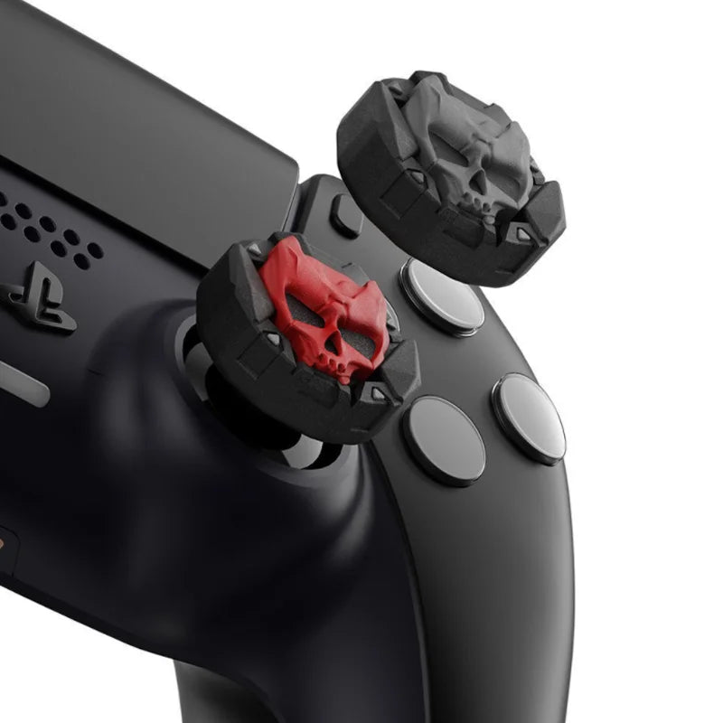 PS5 PS4 Skull Silicone Thumb Grip Caps, Xbox, Switch Pro