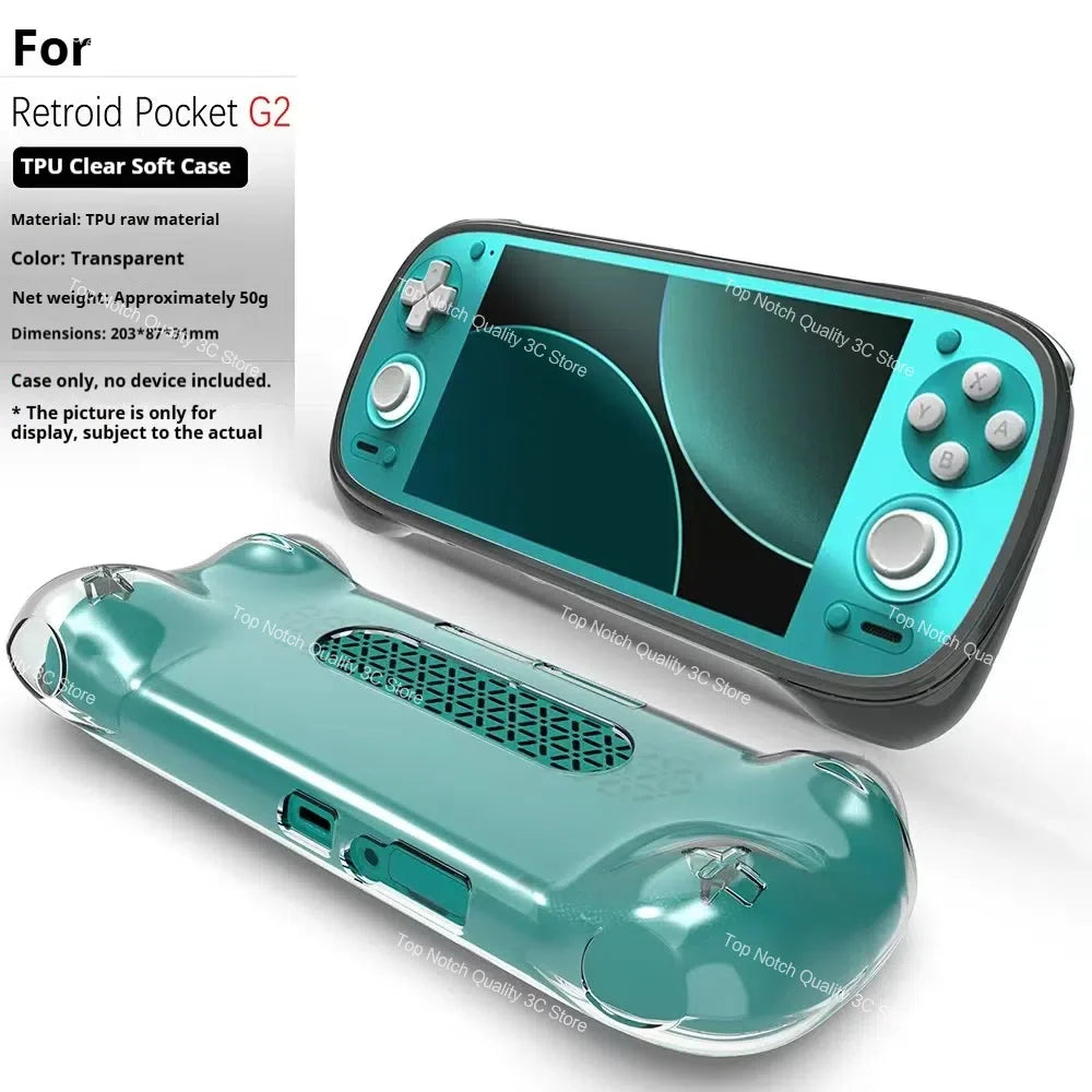 Retroid Pocket G2 TPU Protective Case, Transparent Options