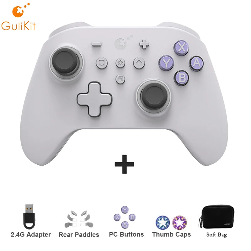 GuliKit KK3 MAX Controller NS39 KingKong 3 Gamepad with Hall Effect Joysticks & Triggers for Windows Nintendo Switch Android iOS