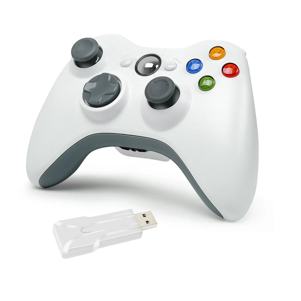 Wireless Gamepad for Xbox 360 / Slim / Windows PC, 6-Axis Gyro