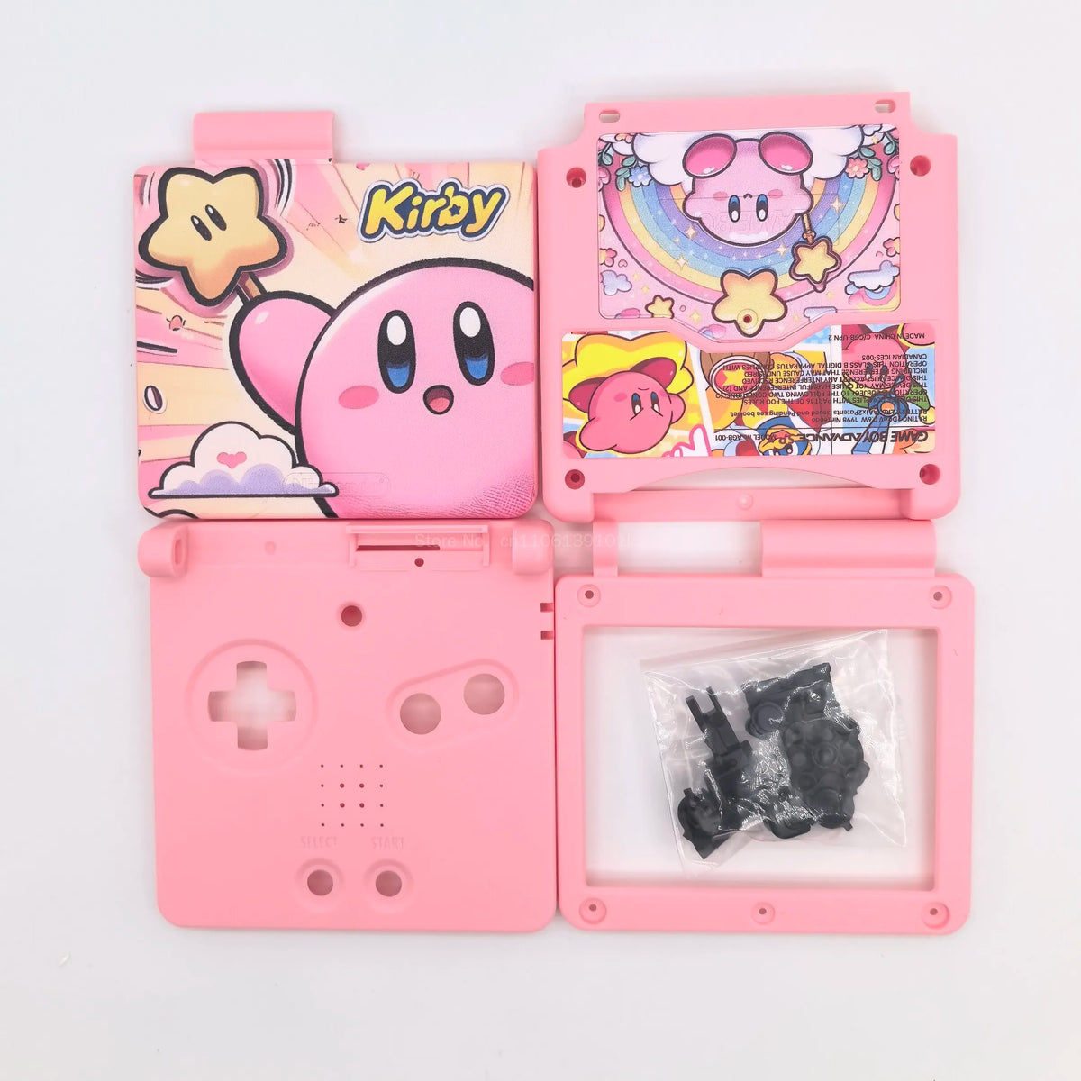 GBA SP (Game Boy Advance SP) Printed DIY Replacement Shell