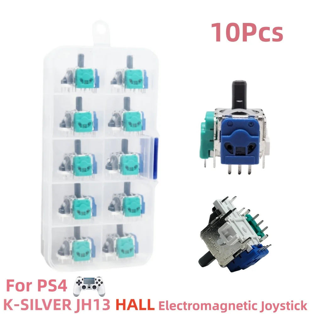 K-SILVER JS13 PRO+ for PS5/PS4/Xbox TMR/Hall Joysticks, 10Pcs