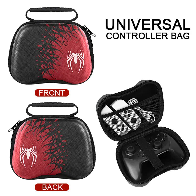 Spider Theme Controller Bag for PS5, PS4, Xbox & Switch Pro
