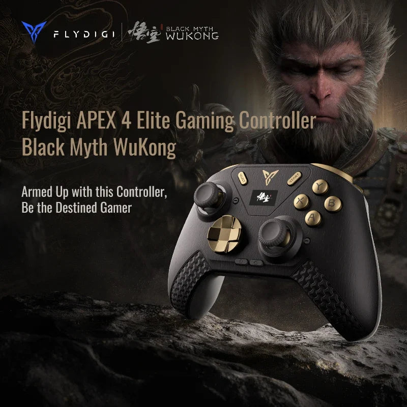 Flydigi APEX 4 Black Myth Wukong Edition Wireless Controller, 2000Hz Force Feedback, Switch PC