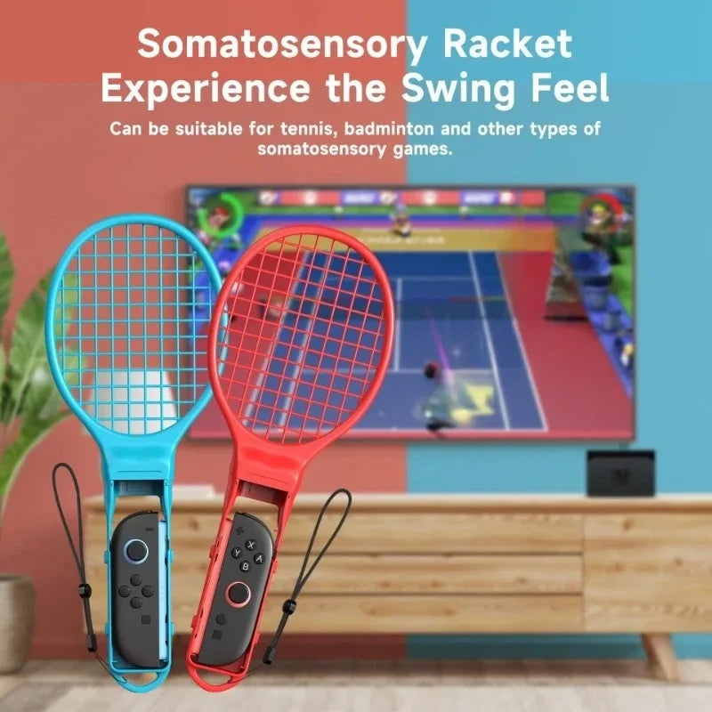 10-in-1 Family Pack with Tennis Rackets Adjustable Golf Clubs Swords for Nintendo Switch2 For Switch 2 Sports Accessories Bundle