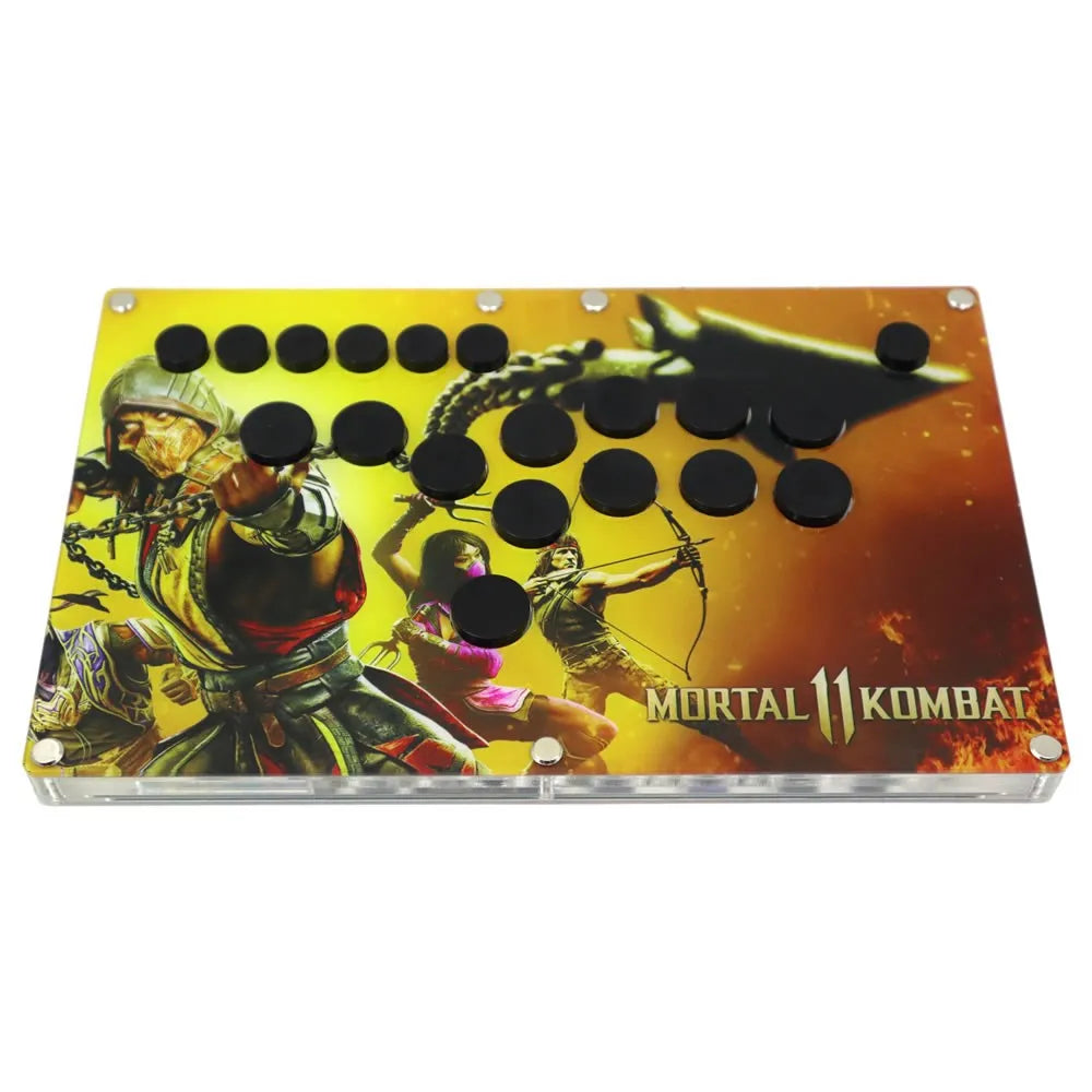 Arcade Fight Stick All Buttons Hitbox Style Fighting Game Console Joystick Game Controller For PC Buttons OBSF-24 30 Sanwa