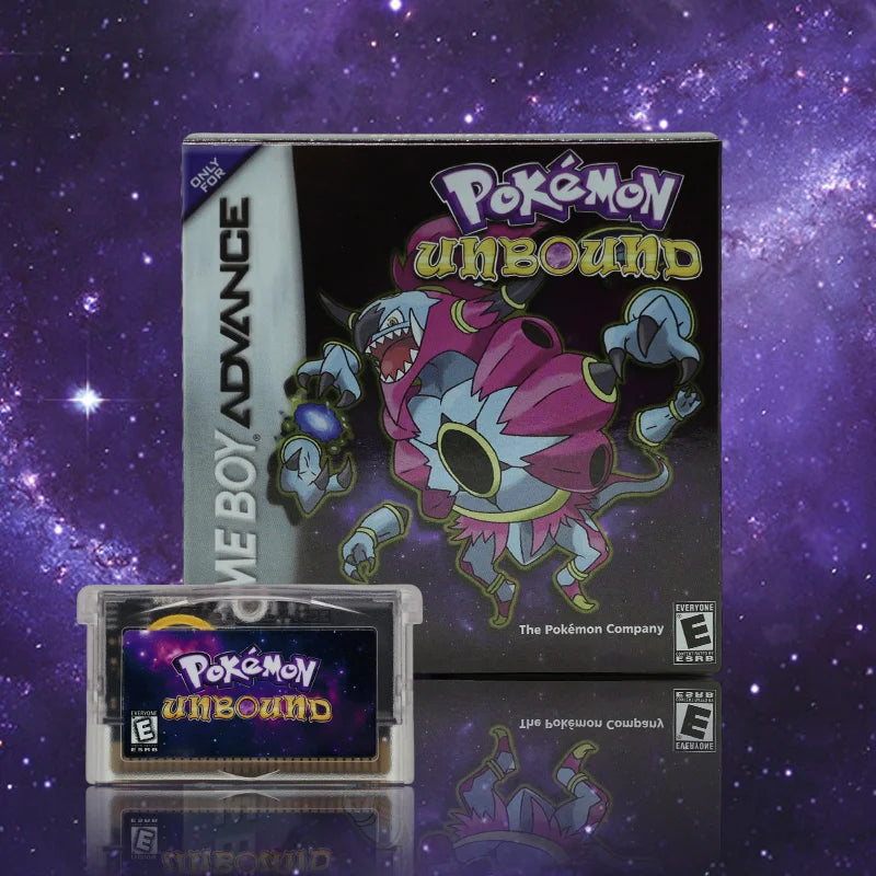 Pokémon Unbound v2.1.1.1 Reproduction GBA Cartridge with Box