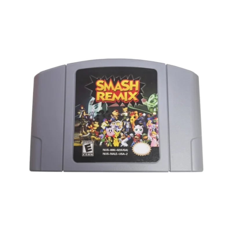 N64 USA NTSC Version 64 Bit Console Video Games Cartridge Smash REMIX V1.1.1 V1.5.1 1.4.1 Collection Gifts Toys