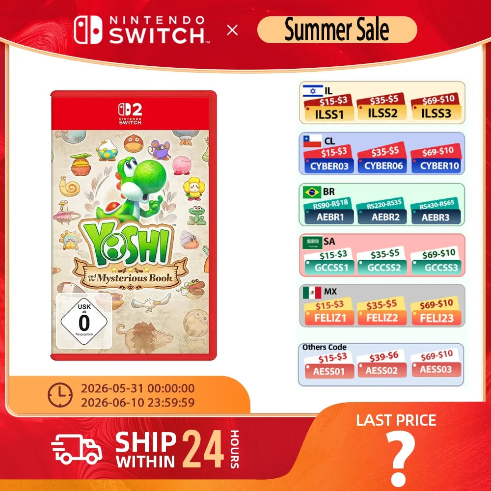 Yoshi and the Mysterious Book - Nintendo Switch 2 Edition Game
