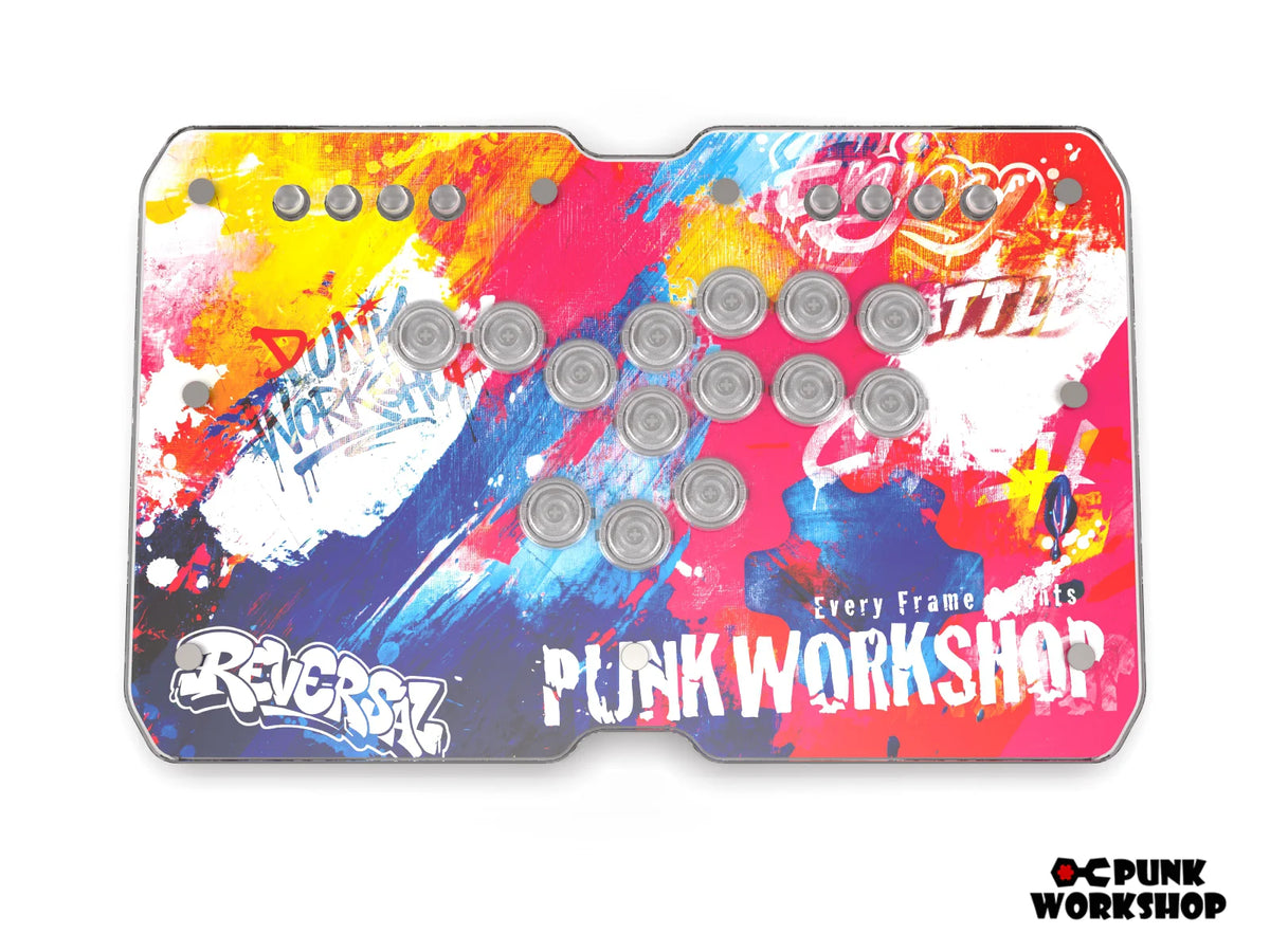 Punk Workshop Ultra BOX HitBox Controller SOCD Supported Fighting Stick for PC with PKB 2040 PWS V1 Mechanical Buttons