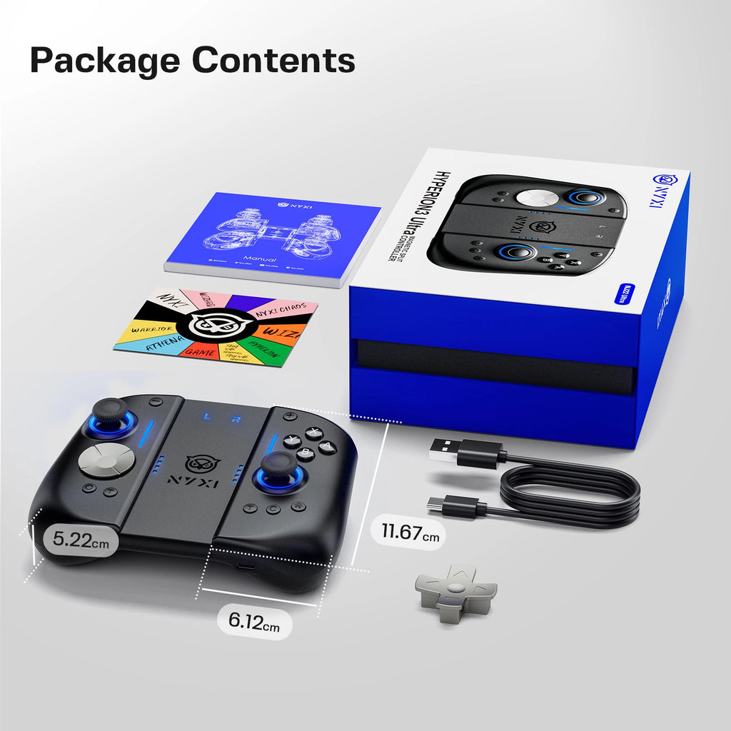 NYXI Hyperion 3 Ultra Wireless Joy-Pad for Switch 2, TMR Sticks