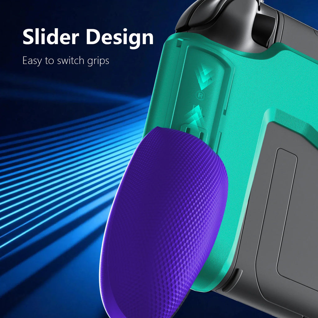 Ergonomic Silicone Grip for Nintendo Switch 2, Non-Slip Replaceable Grips with 3 Sizes, Designed for Handheld Gaming, Dock Compa