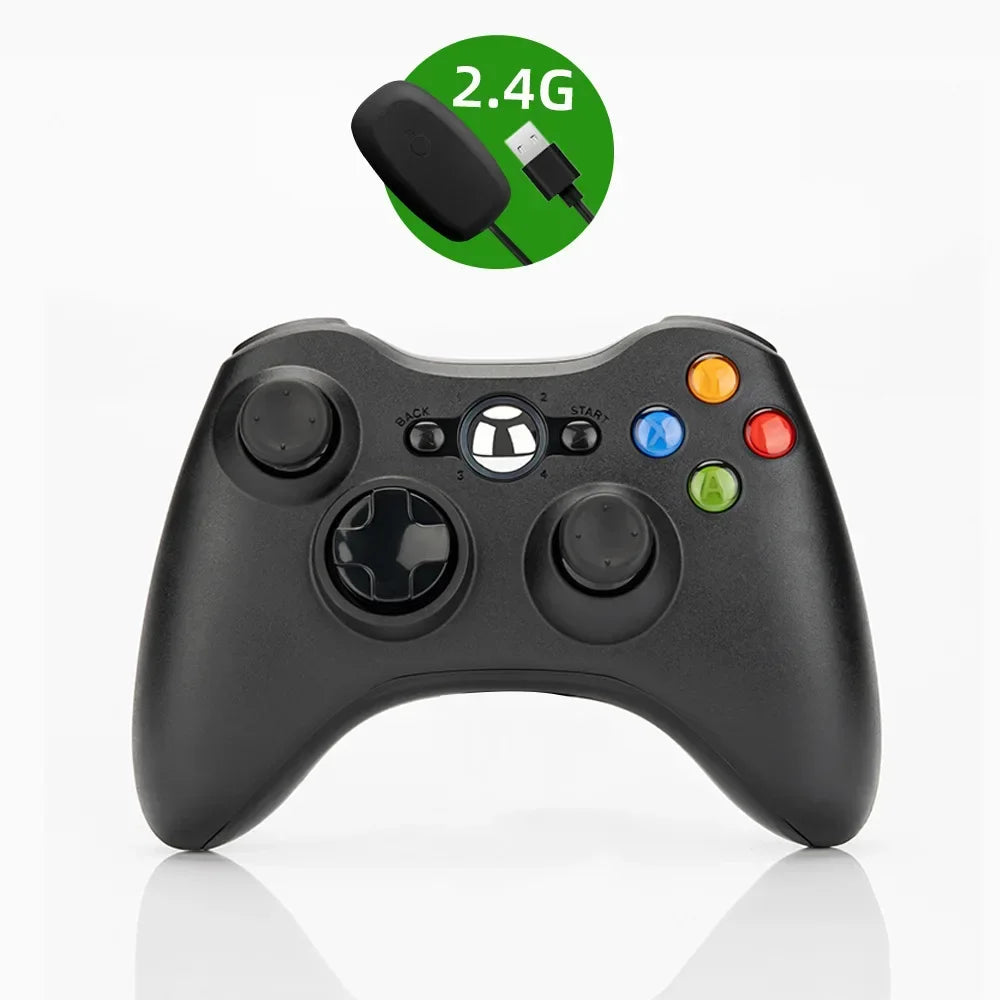 Wireless/Wired Controller for Xbox 360, 360 Slim and PC