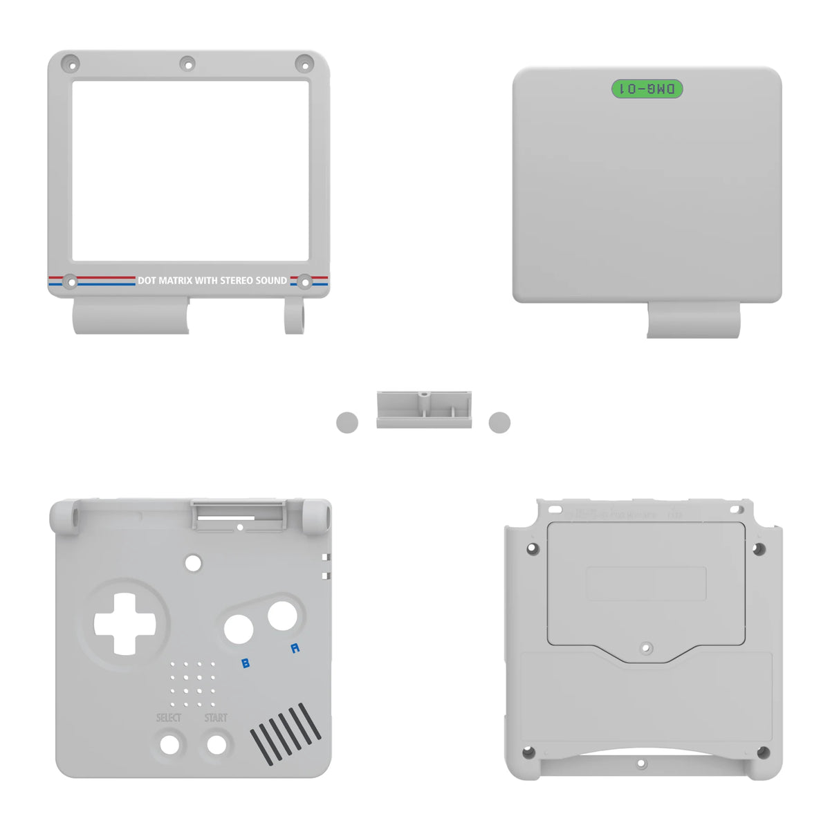 eXtremeRate IPS Ready GBA SP Shell - Classic NES/FC/SNES Style