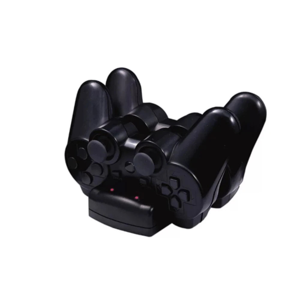 1Pcs 2in1 For PS3 Charger Station Holder For Sony PS3 MOVE Wireless Controller Left Right Hand Recharger Dockstation