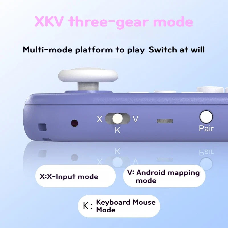 Shanwan Q36 Pro XKV Mini Gamepad Hall Joystick Gyro for PC