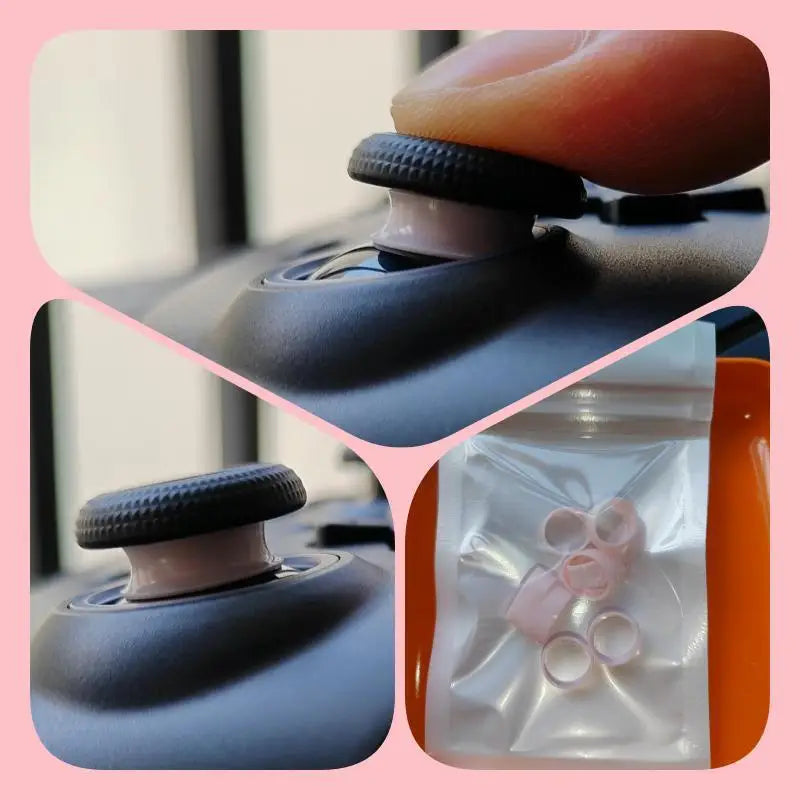FARAJIAJ Rubber Ring Covers for PS5, Switch Pro & Steam Deck 8Pcs