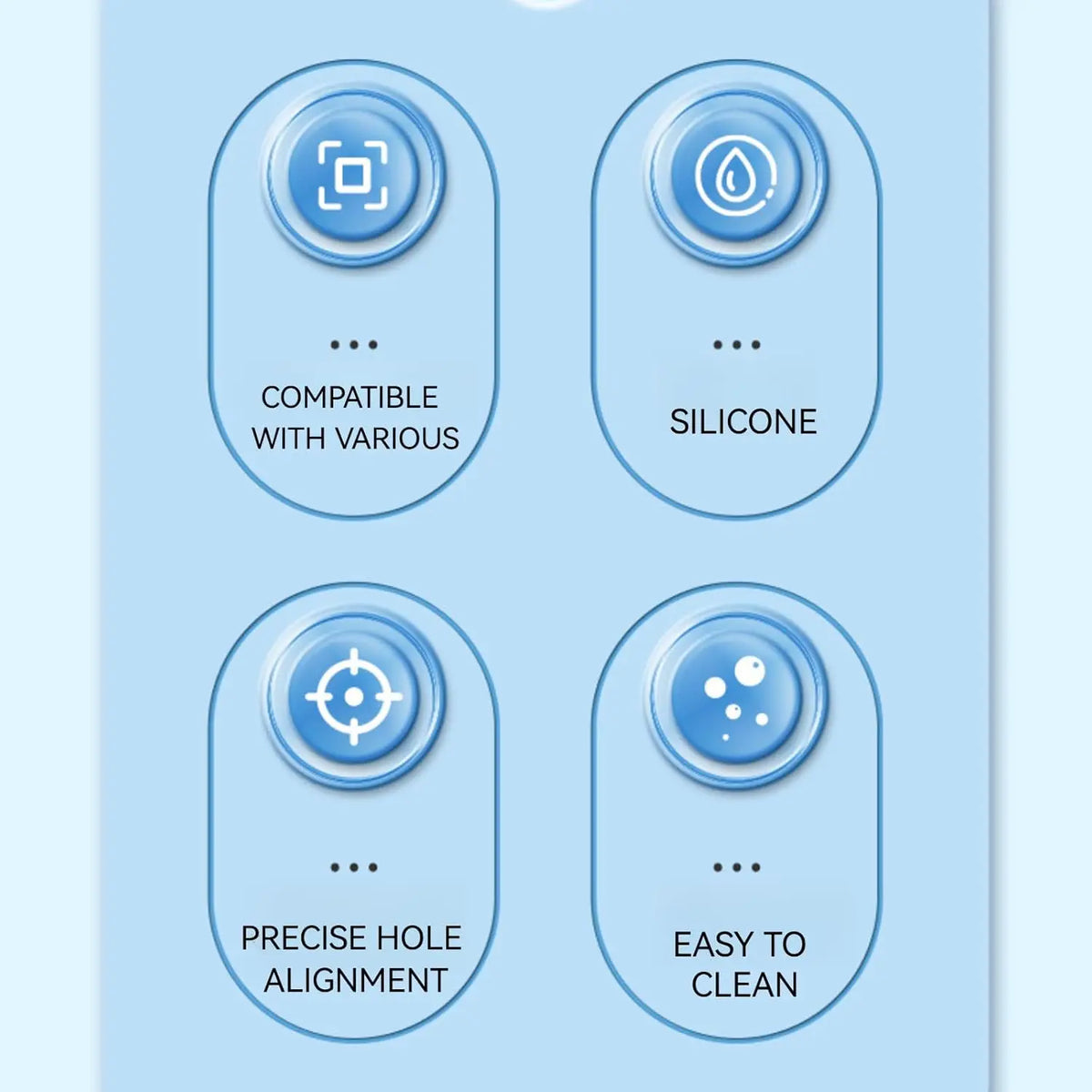 Silicone Gasket Set Compatible with Switch 2, Soft Button Pad Controller Grip Kit, Anti-Slip Joystick Cover for Controller