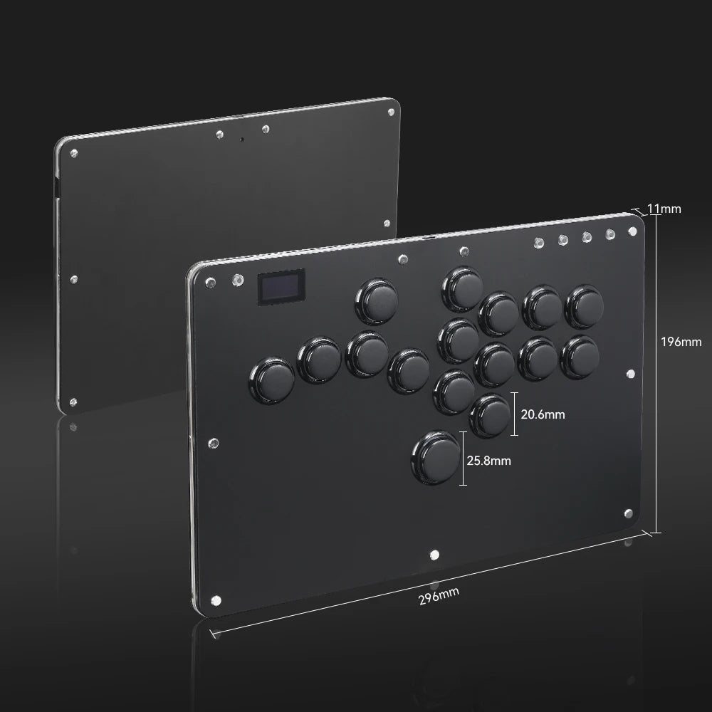 Haute42 Joystick Arcade Leverless Controller Hitbox Fightstick For PC/ Ps4 / Ps5/Steam Fight Stick Arcade Hitbox Controller