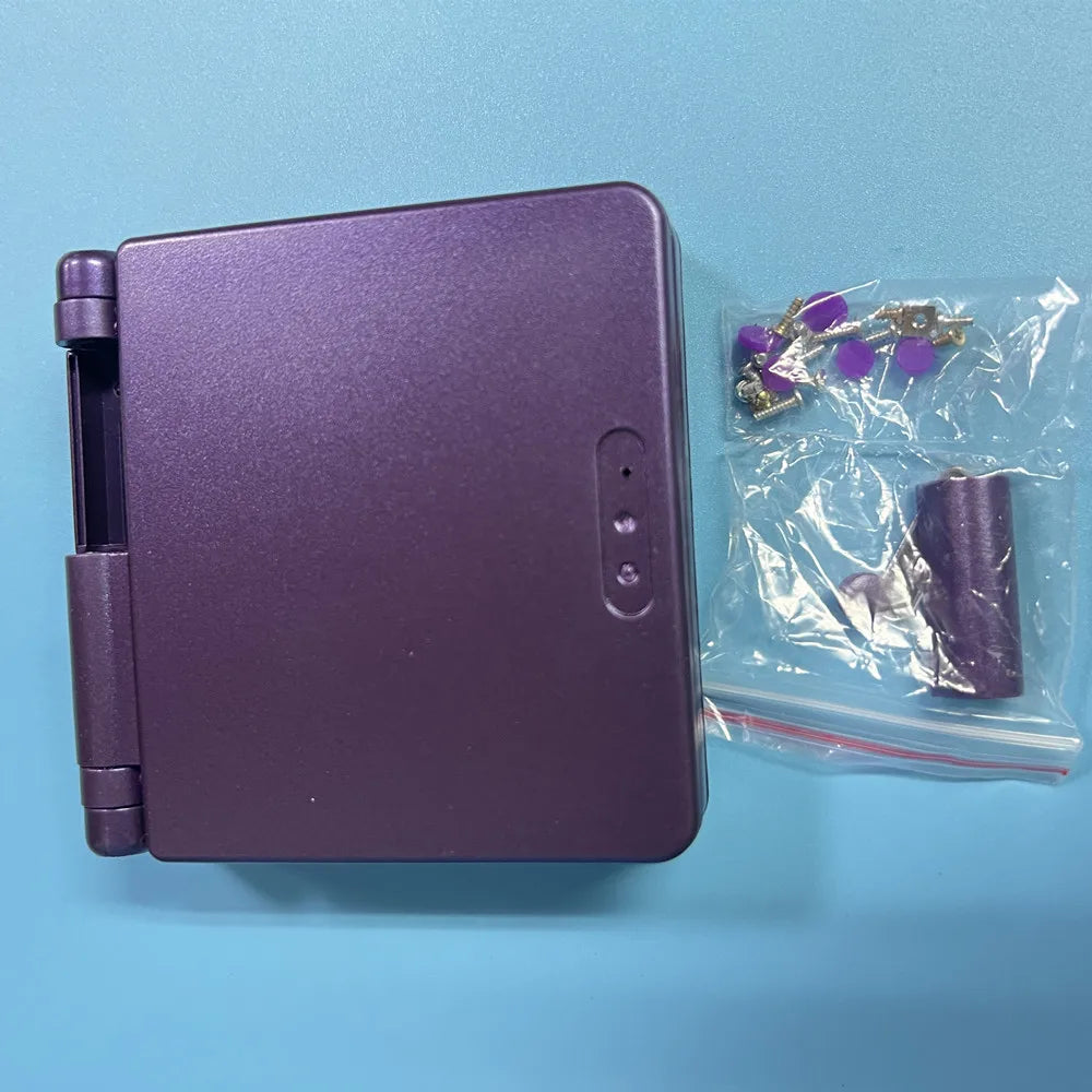 New Shell Case for GBASP Housing GBA SP Shell with Buttons and Sticker Sets Replacement for Gameboy Advance SP Game Accessories