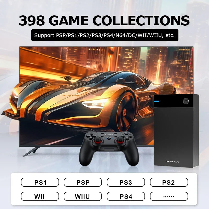 KINHANK 12TB Hyperspin HDD for Windows PC, 40000 Games, PS4 Emulator