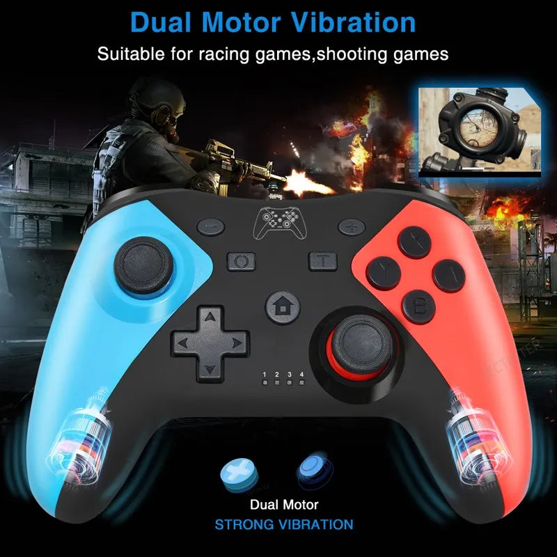 Bluetooth Wireless Controller for Switch, Switch 2, Android, PC