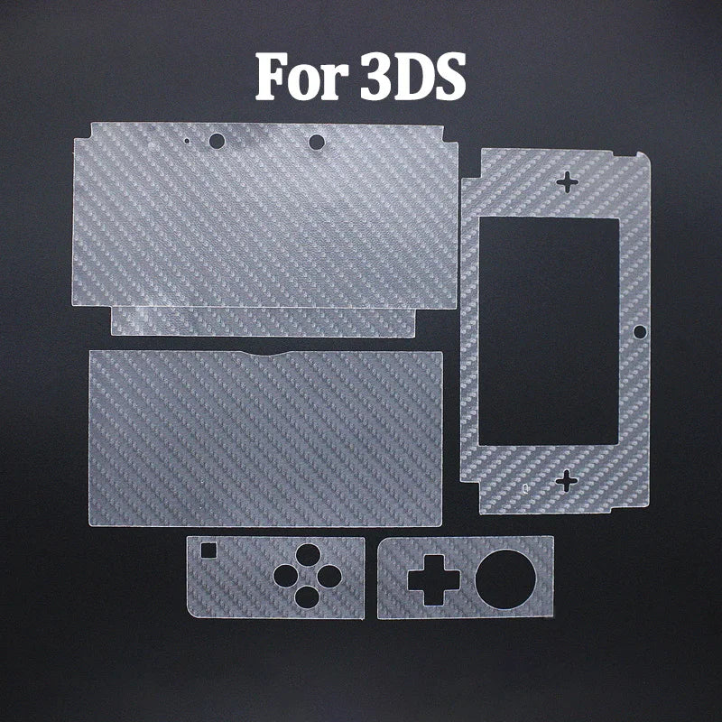 1PC Anti Scratch Carbon Fiber Full Body Skin Sticker Protective Film For 2DS/3DS/New 2DSXL/3DSXL/NDSL/NDSI XL/Switch/2/Oled/Lite