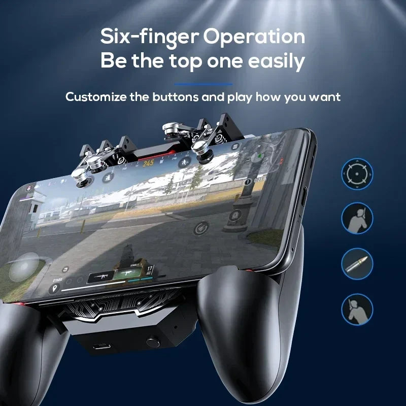 MEMO DL100 Mobile Phone 6 Fingers Gamepad with Cooling Radiator
