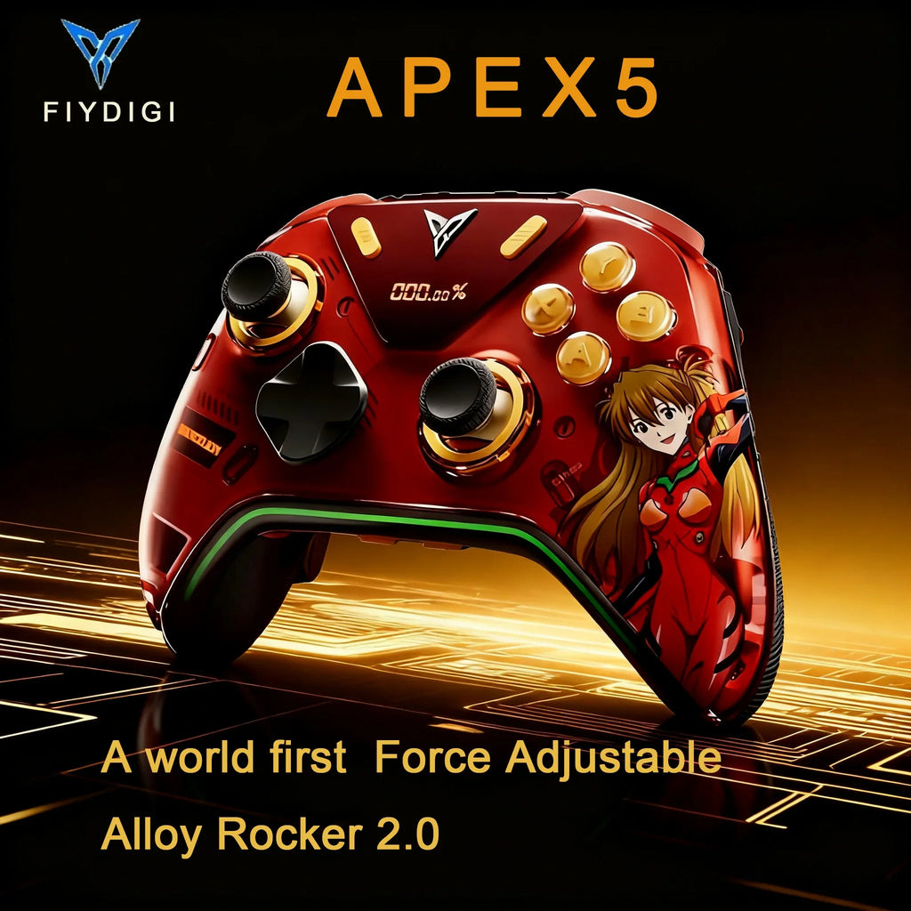 Flydigi  Apex 5 Wireless Controller with Dock for PC, Switch, Mobile & Steam | Anime Asuka Edition