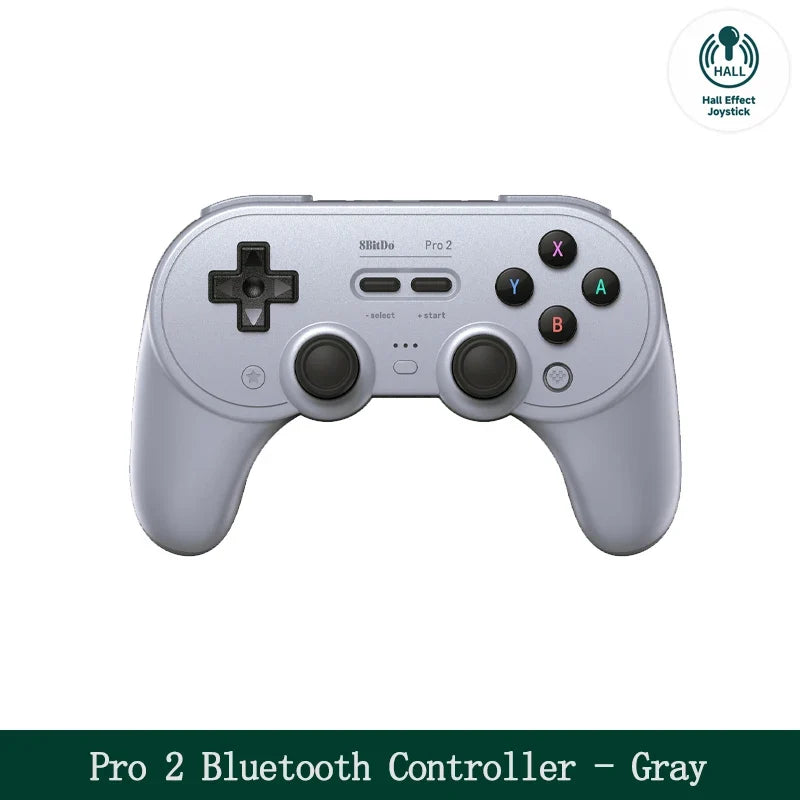8BitDo Pro 2 Bluetooth Gamepad with Hall for Switch, PC, Android