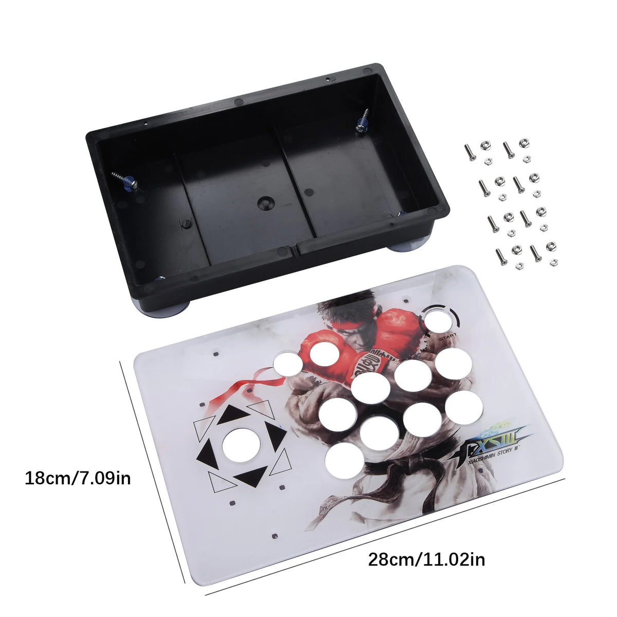 Tapdra Arcade Joystick Acrylic Panel and Case DIY Kit