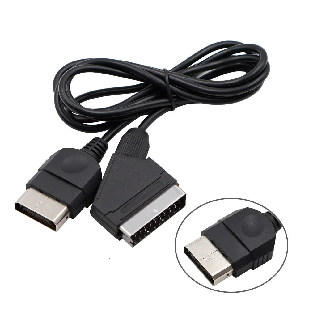 RGB Scart Cable for PS2/PS3, Megadrive, Dreamcast, Saturn, Xbox